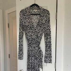 Talbots faux wrap dress